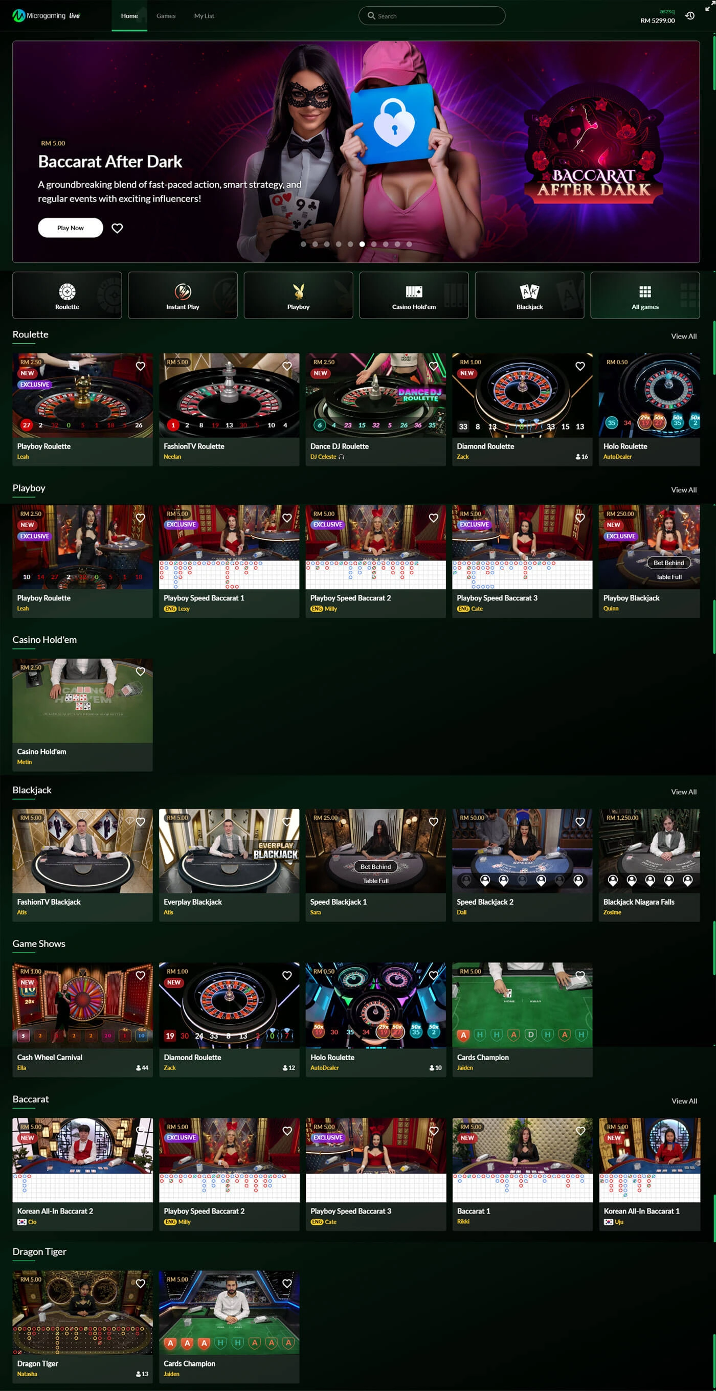 Microgaming Detail